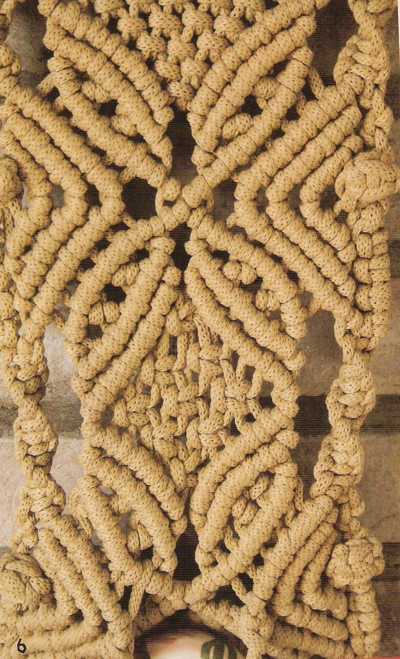 ARTESANIAS CHACO / MACRAME: TAPIZ OTOÑAL DE MACRAME