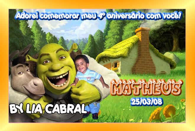 FOTO LEMBRANÇA SHREK
