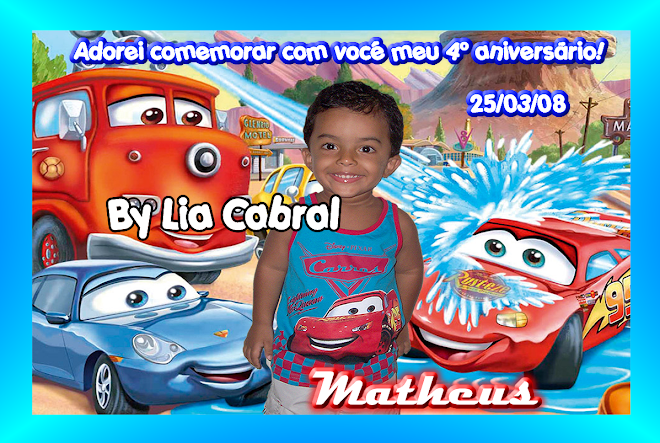 FOTO LEMBRANÇA CARS