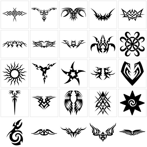 tattoo design: tribal tattoo symbols design