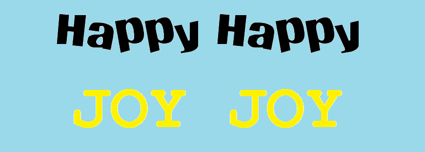 Happy-happy Joy-joy