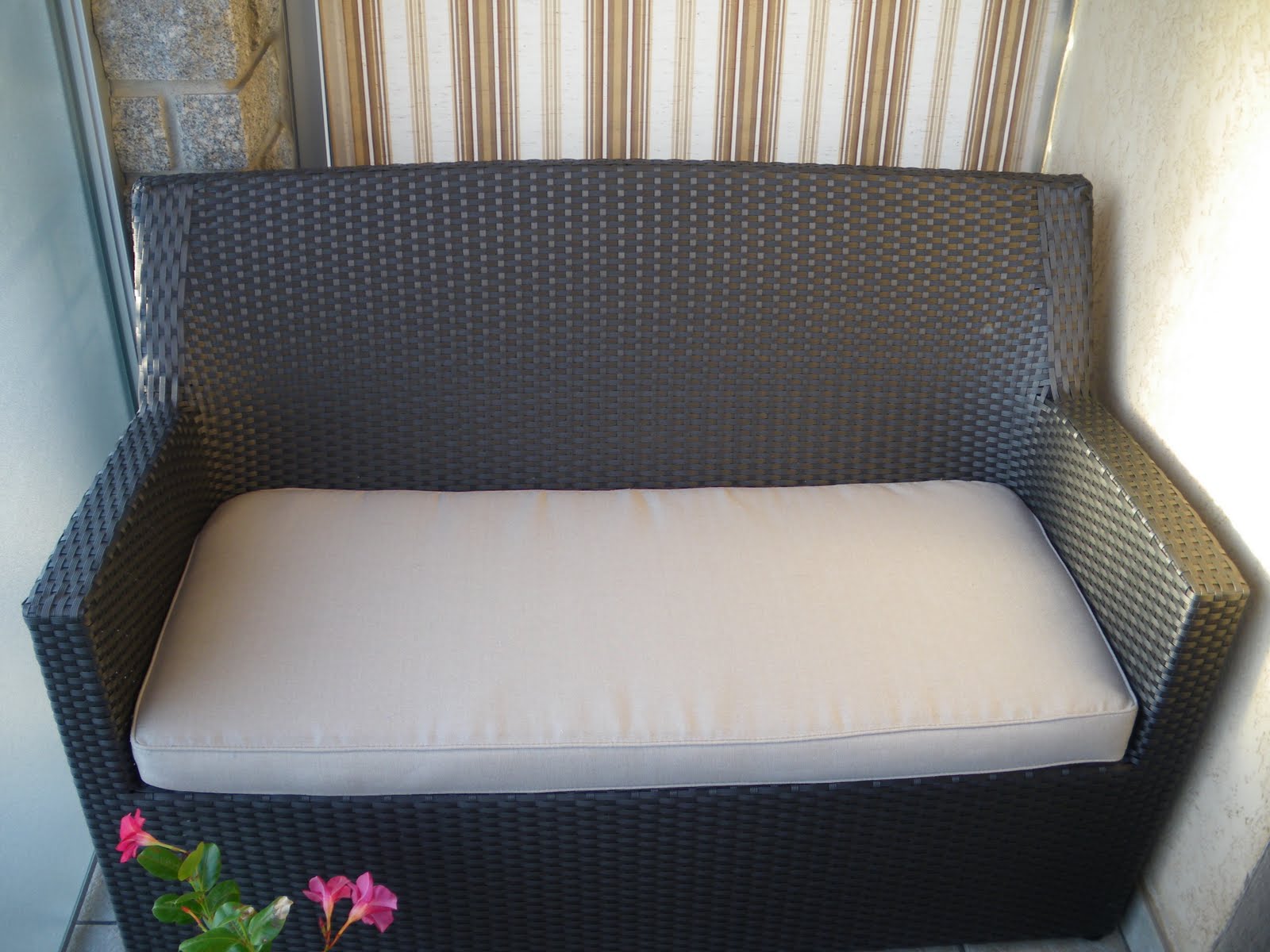 Les Bricol' d'la tortue: Coussins pour salon de jardin