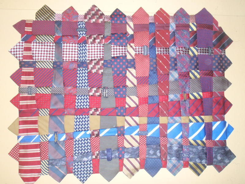 Deb Rowden's Thrift Shop Quilts A Memory Tie Quilt by Renay