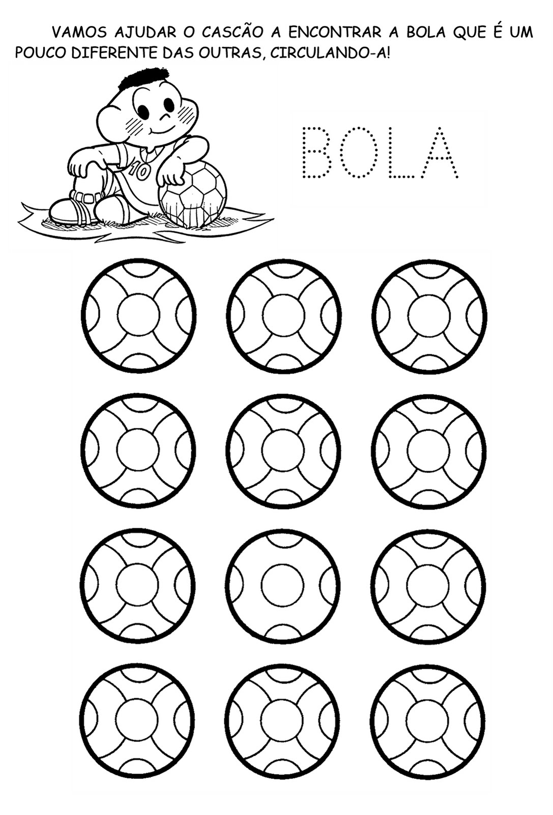 Alfabetizando com Mônica e Turma: Copa do Mundo - Algumas atividades
