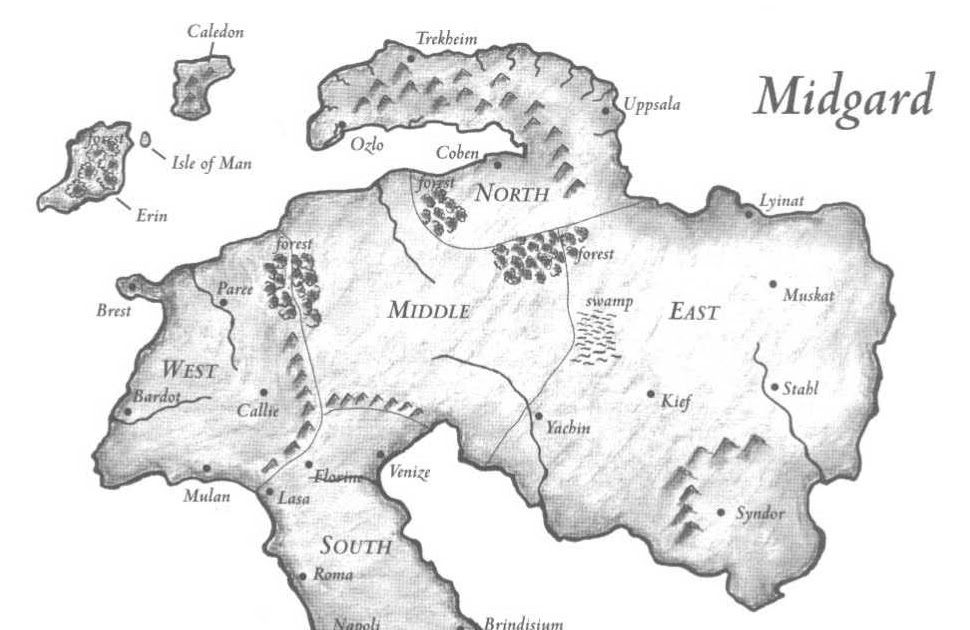 Old Maps, Expeditions and Explorations: Midgard