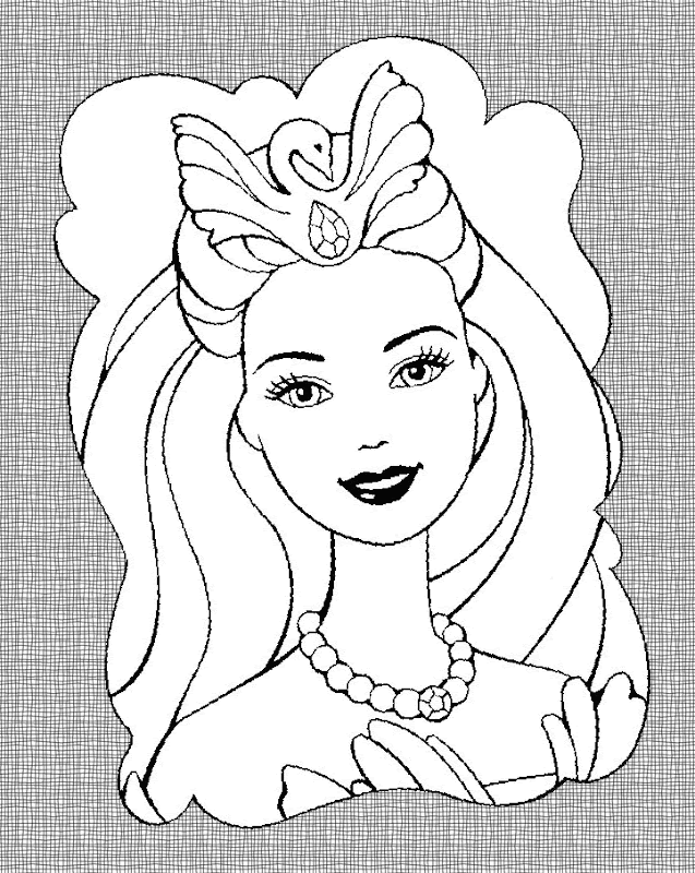BARBIE COLORING PAGES title=