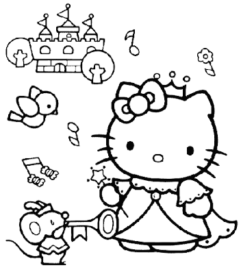 hello kitty colouring sheets. HELLO KITTY COLORING PAGES