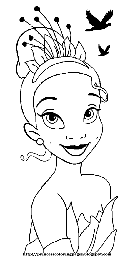 PRINCESS TIANA PICTURE TO COLOR | News On Magazine