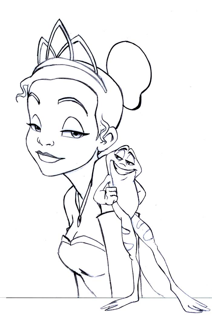 Interactive Magazine PRINCESS AND THE FROG COLORING PAGE Interactive Magazine PRINCESS AND THE FROG COLORING PAGE