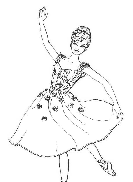 baby ballerina coloring pages - photo #14