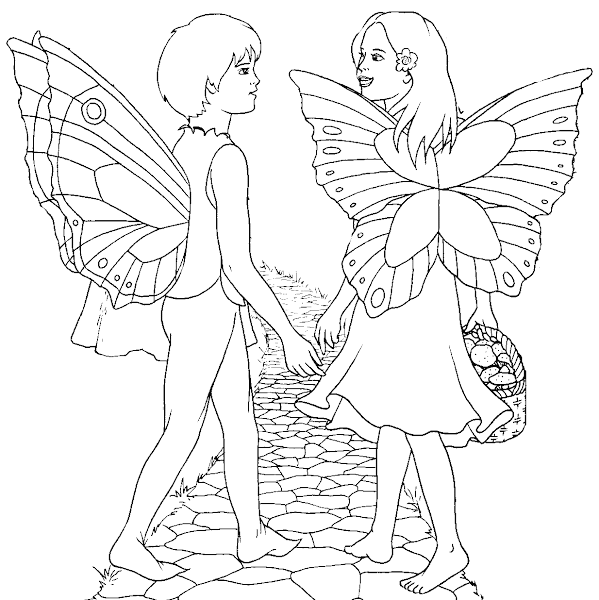 fairy bratz coloring pages - photo #5