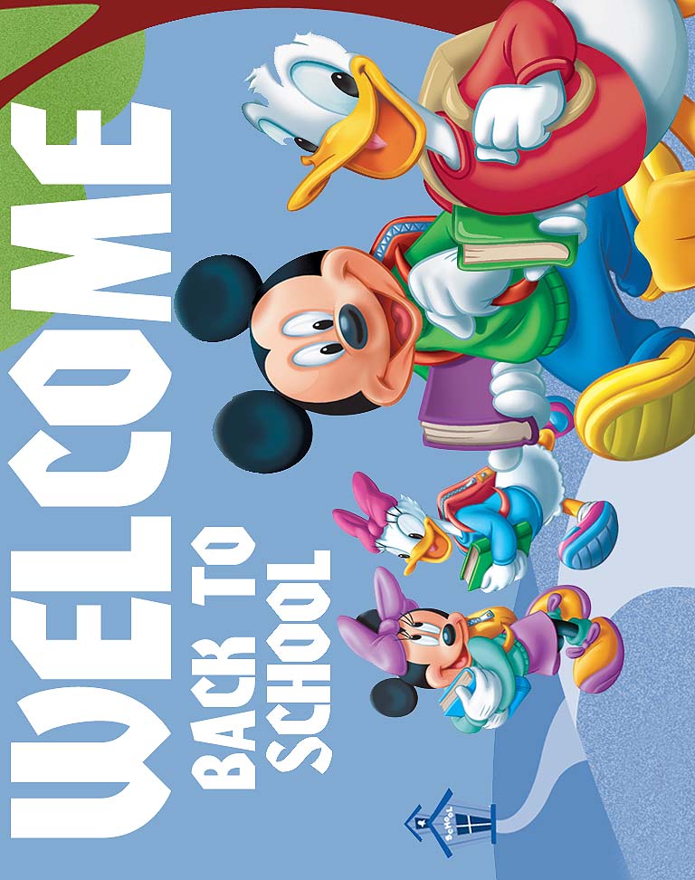 mickey mouse back to school clipart - photo #26
