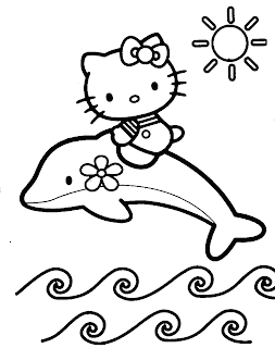 Hello Kitty Coloring Pages