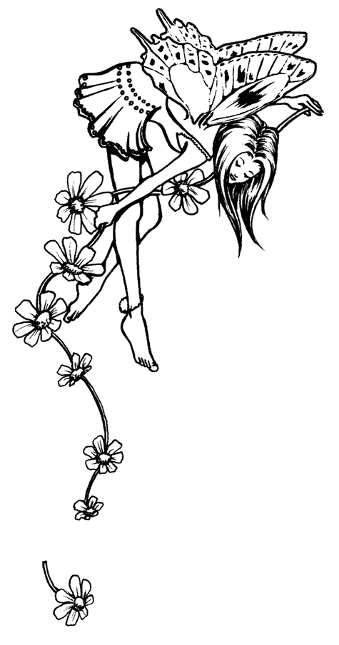 fairie coloring pages - photo #47