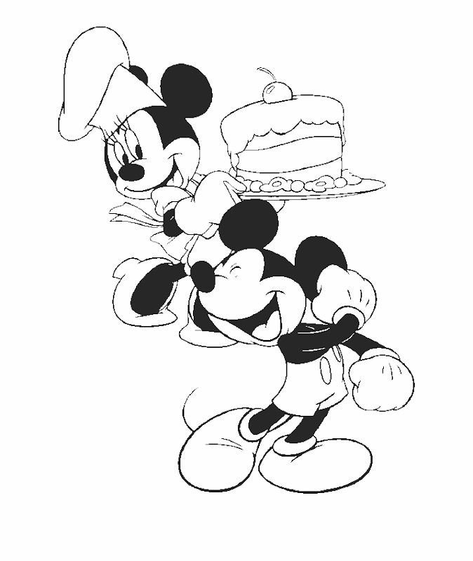 MICKEY MOUSE CLUBHOUSE COLORING PAGES title=