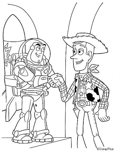 BUZZ LIGHTYEAR COLORING PAGES