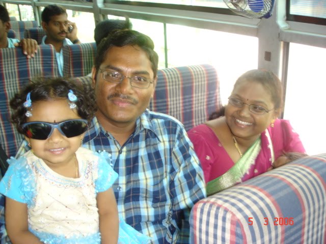 Geethika with Parents