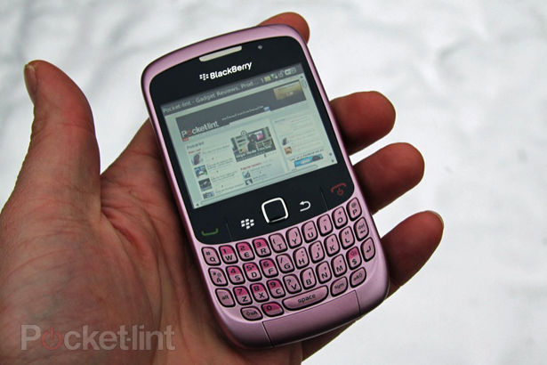 pink BlackBerry Curve 8520