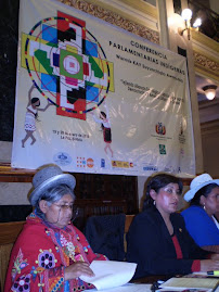 REUNION DE MUJERES LIDERES INDIGENAS EN BOLIVIA