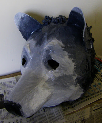 Tomasito's Creative Workshop: Finished Wolf Mask