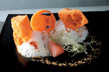 carrot-LYO foam with hazelnut air-foam and Cordoba spices