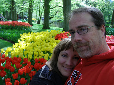 With Kim at Kuekenhof Garden in the Netherlands