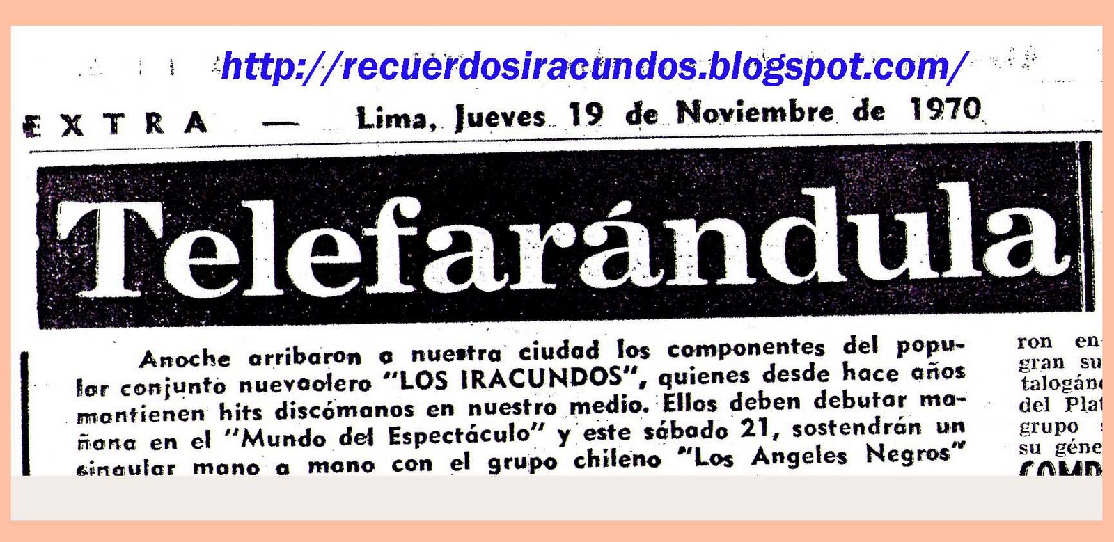 RECUERDOS 1971