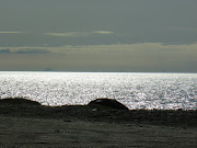 Cook Inlet and Mt. Augustine~volcano 30 miles to SSW
