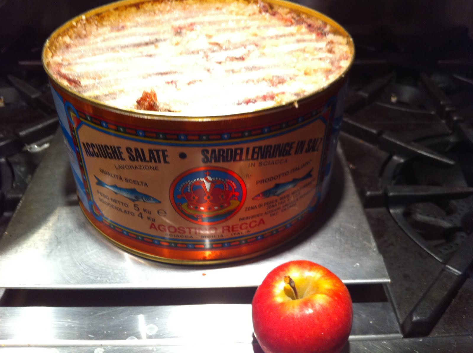 Disposal Salted anchovies (giant can)