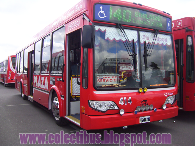 Colectibus Zona de Buses Línea 140 Interno 414
