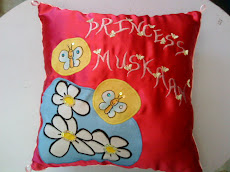 butterfly flowers cushion