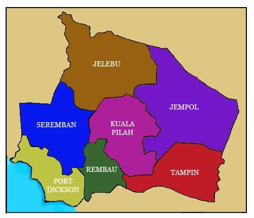 Peta Daerah Negeri Sembilan oslawpe