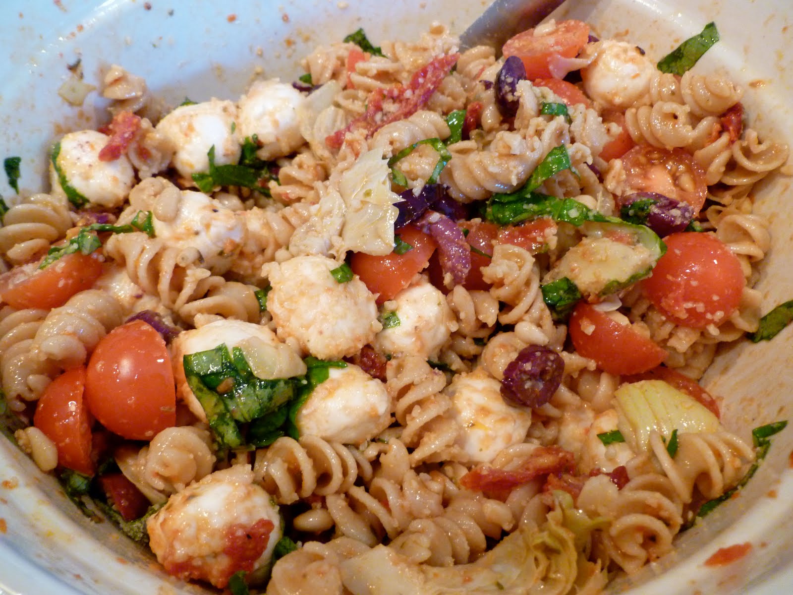 Feeling Saucy SunDried Tomato Pasta Salad