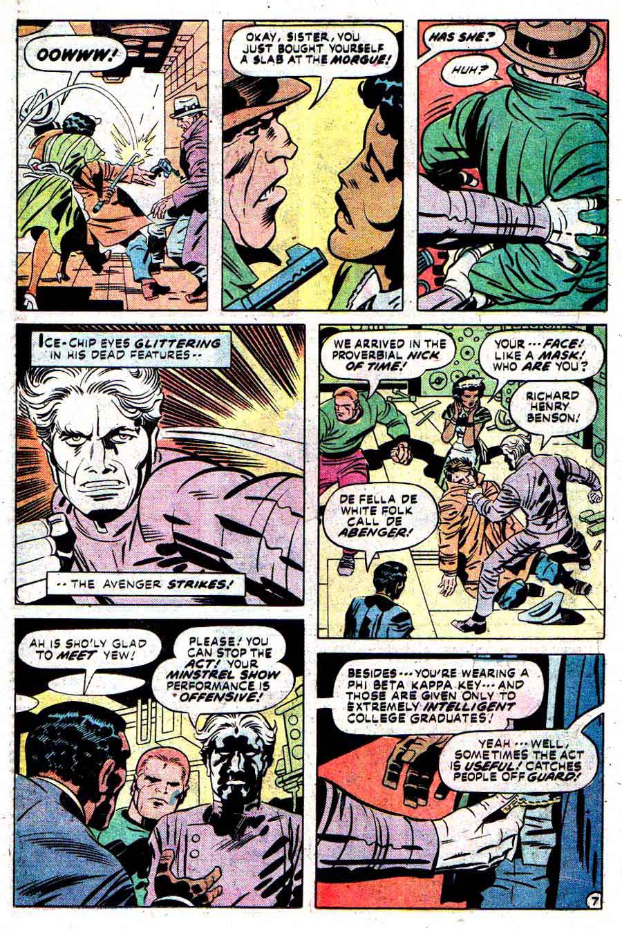 Justice Inc. v1 #2 dc bronze age comic book page art by Jack Kirby