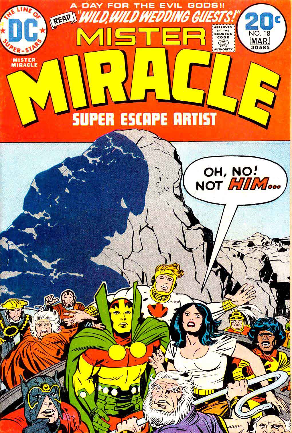 Mister Miracle v1 #1 dc bronze age comic book cover art by Jack Kirby