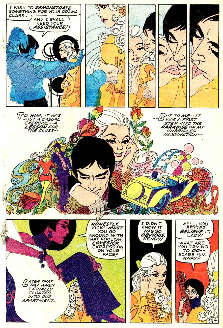 Our Love Story v1 #5 - Jim Steranko marvel bronze age romance comic book page art