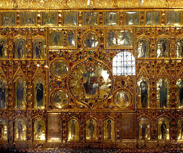 Retábulo de Ouro, catedral de Veneza. Catedrais medievais