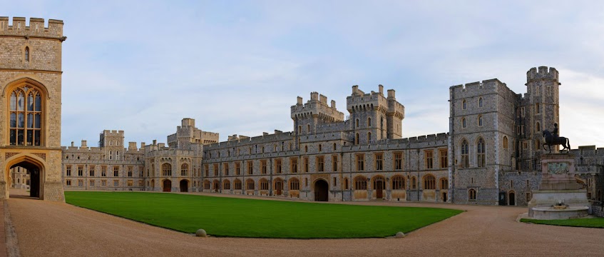 Windsor, pátio interno do castelo real