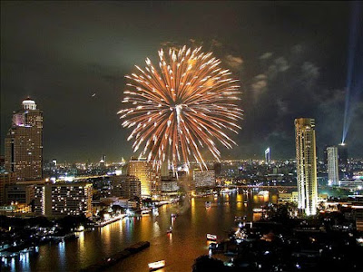 New Year in Bangkok, Thailand