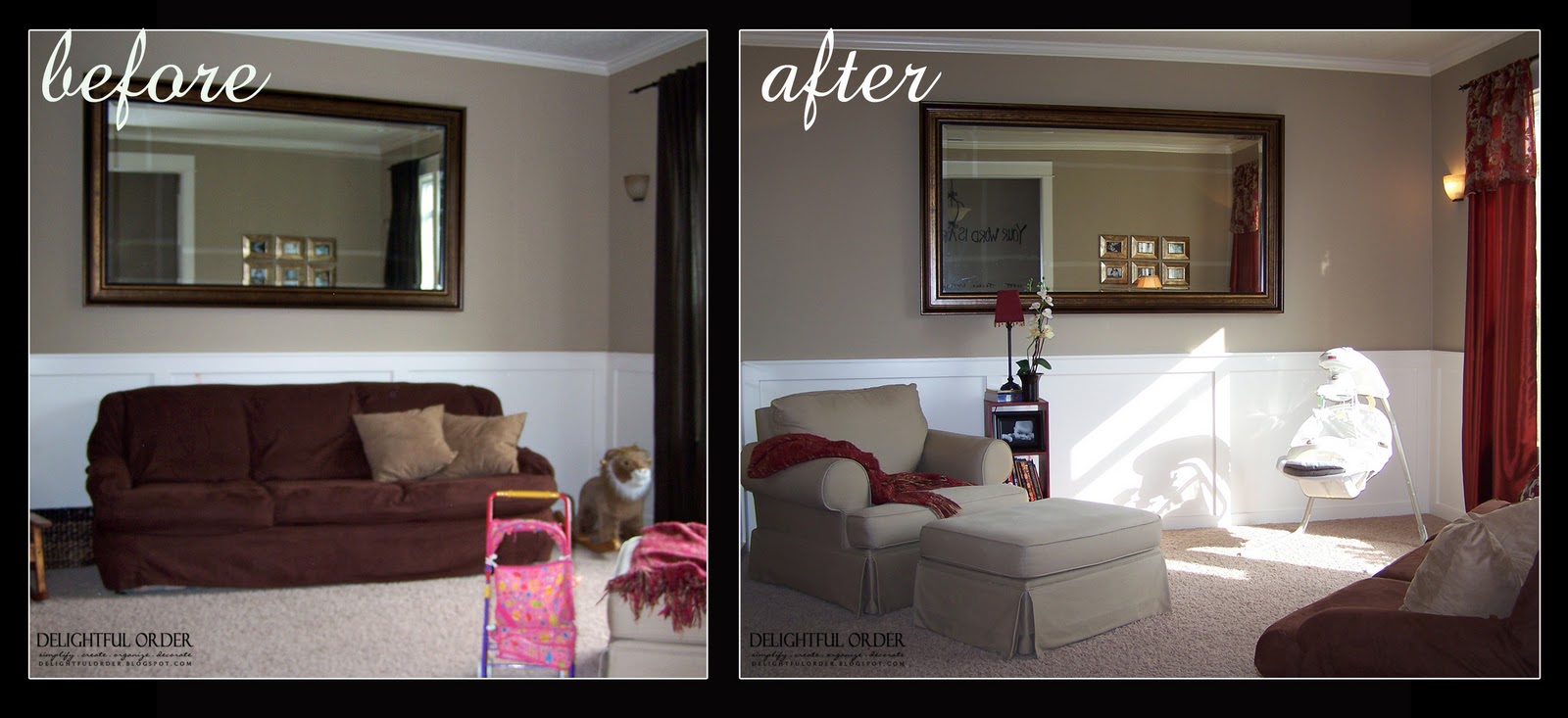 Delightful Order Home Makeover  Part 2 Living Room