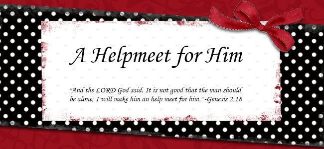 A Helpmeet for Him