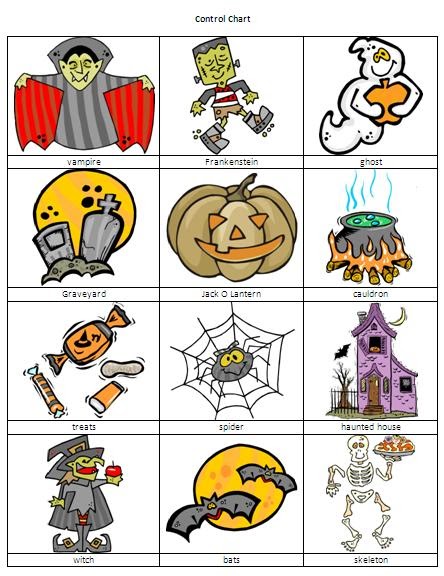 Free Homeschool Printables: Halloween 3 Part Cards from United Teaching