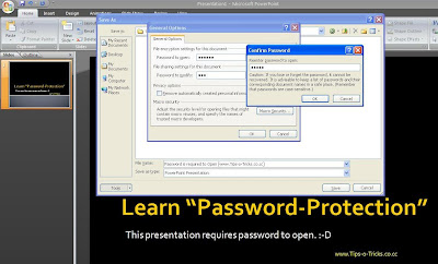 MS Power Pint 2007 Password Protected