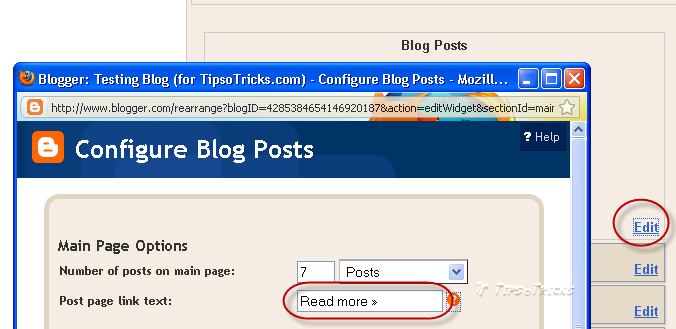 How to Change text of Read more in Blogger Blog