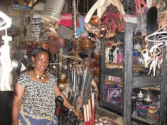 Another Lady Selling Handicrafts at the Sokoni