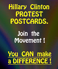 Order Hillary Clinton Protest Postcards