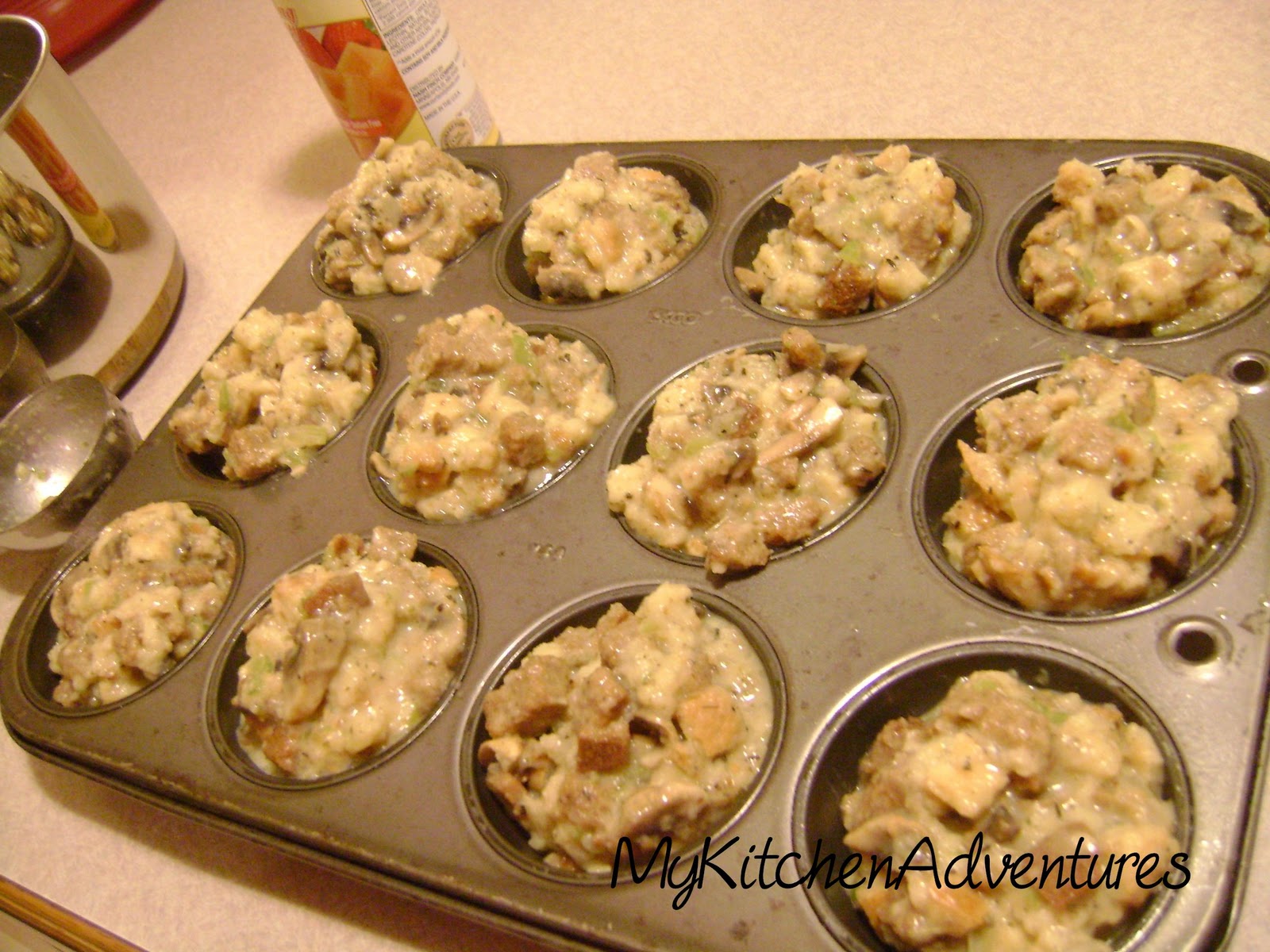 Buttermilk and Herb Stuffing Muffins Renee's Kitchen Adventures