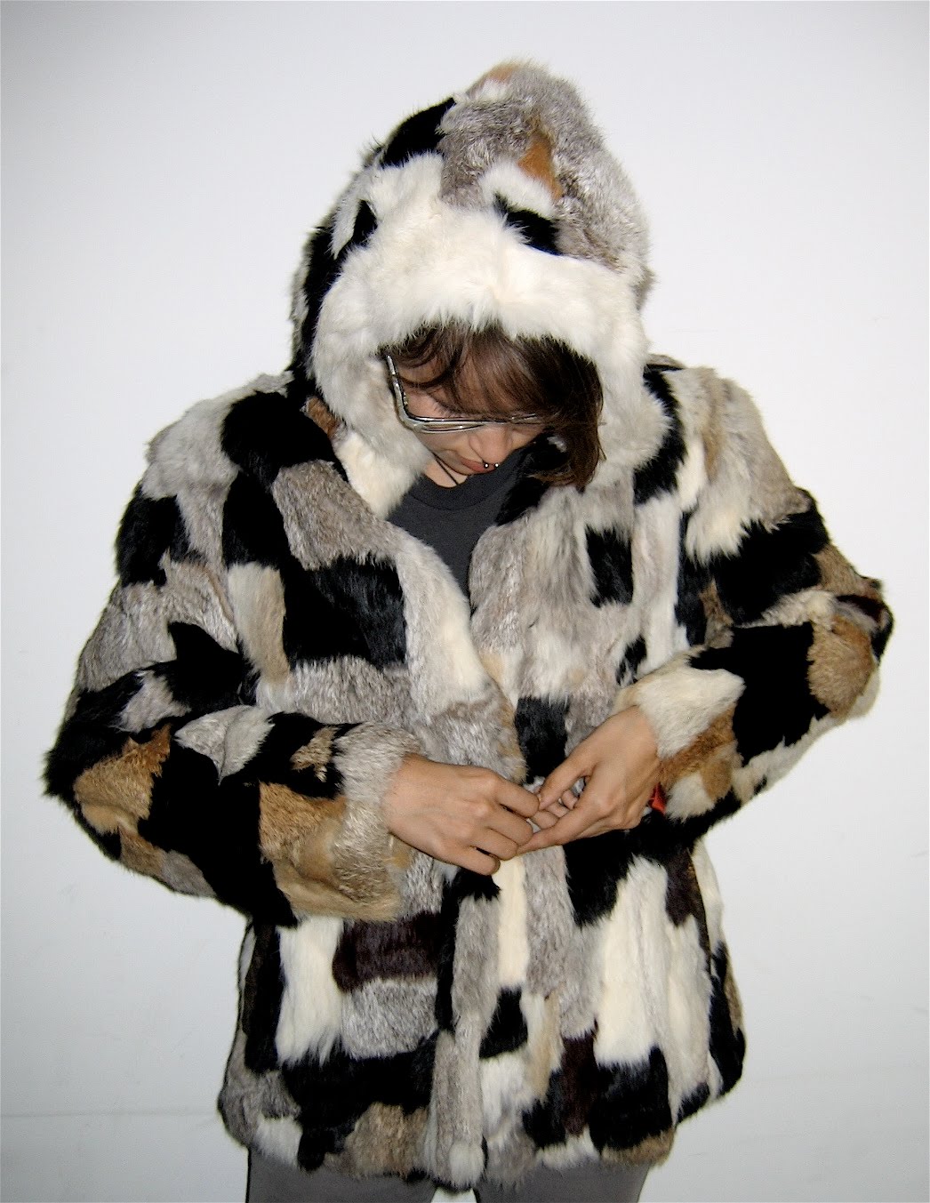 XtimemachineX The Fashion Of Vintage Rabbit Fur Coats