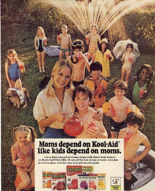 1980 - KOOL-AID - Magazine Ad - LAWN SPRINKLER PARTY - Kids | Old ...