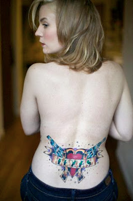 heart tattoo on sexy girl back neck, chest male, arm heart tattoo, and sexy girl heart tattoo on lower back tattoo picture